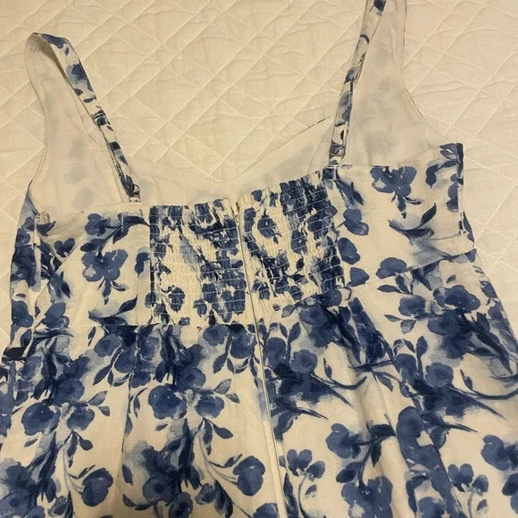 Abercrombie & Fitch Blue and White Dress SZ Small - Picture 4 of 6
